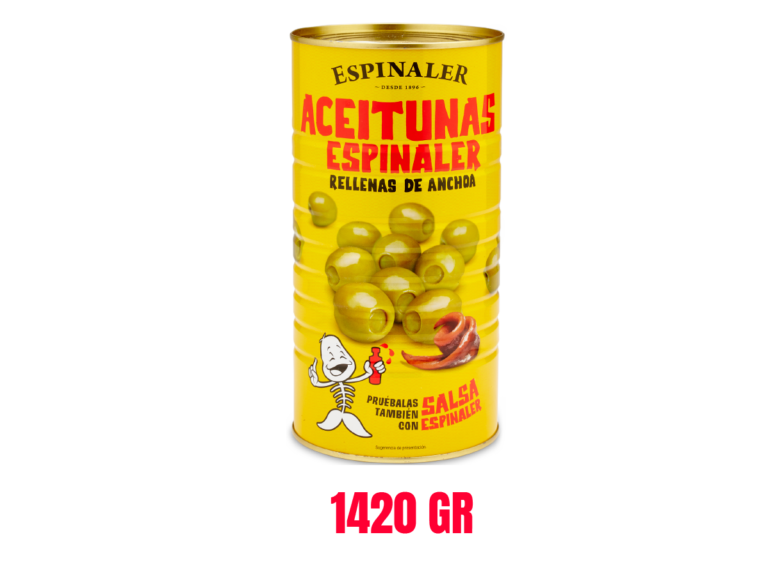 ACEITUNAS RELLENAS ESPINALER 1420GR B-32