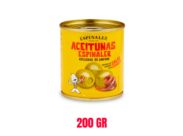 ACEITUNAS RELLENAS ESPINALER 200GR B-30